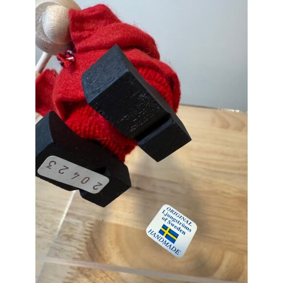 Ljungstroms Of Sweden Tomte Wooden Figure Baking with Mixing Bowl JL - Picture 9 of 12